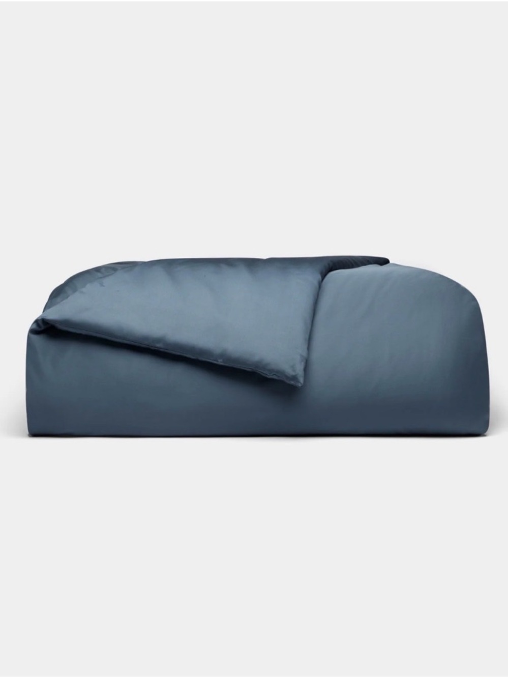 Cozy Earth Bamboo Duvet Cover Queen/Full Pacific Blue $288 retail NWOT